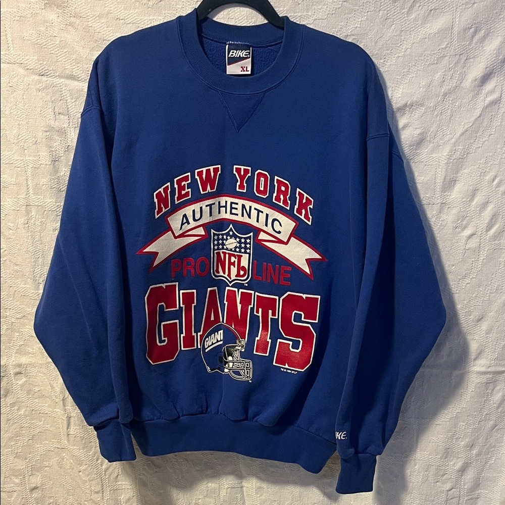 Bike Vintage New York Giants Sweatshirt, Size XL